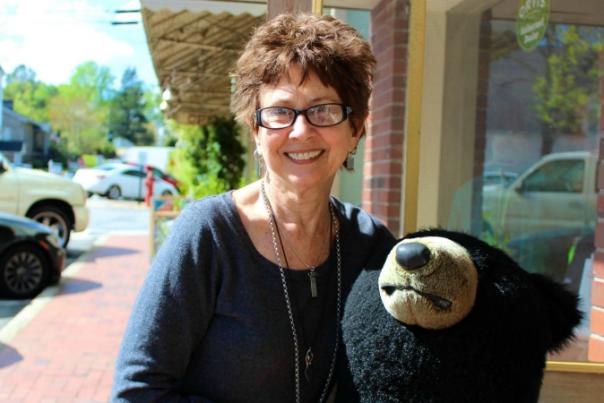 Humans of Dahlonega … Bear on the Square Founder, Glenda Pender